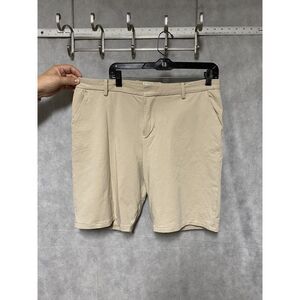 Swet Tailor Shorts Men 34 Beige Everyday Chino Virtus Casual‎ Golf Active Ins 9"